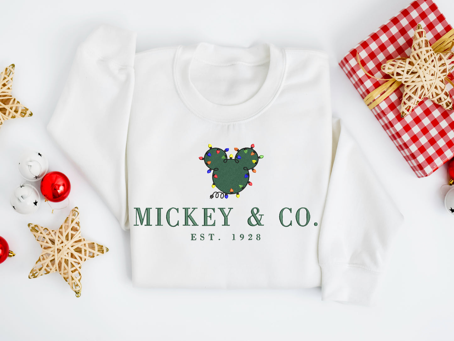 Mickey & Co. Holiday Lights Sweater