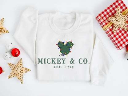 Mickey & Co. Holiday Lights Sweater