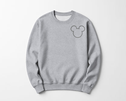 Outline Mickey Minimalist Sweater
