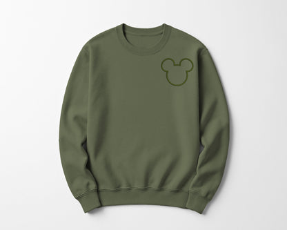 Outline Mickey Minimalist Sweater