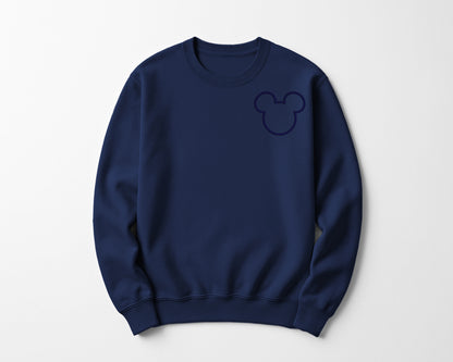 Outline Mickey Minimalist Sweater