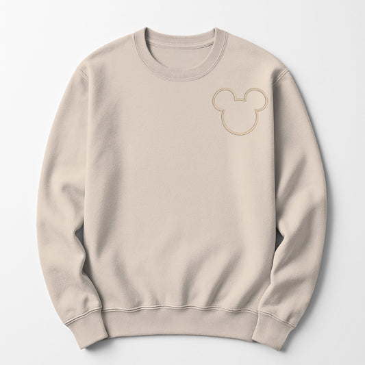 Outline Mickey Minimalist Sweater