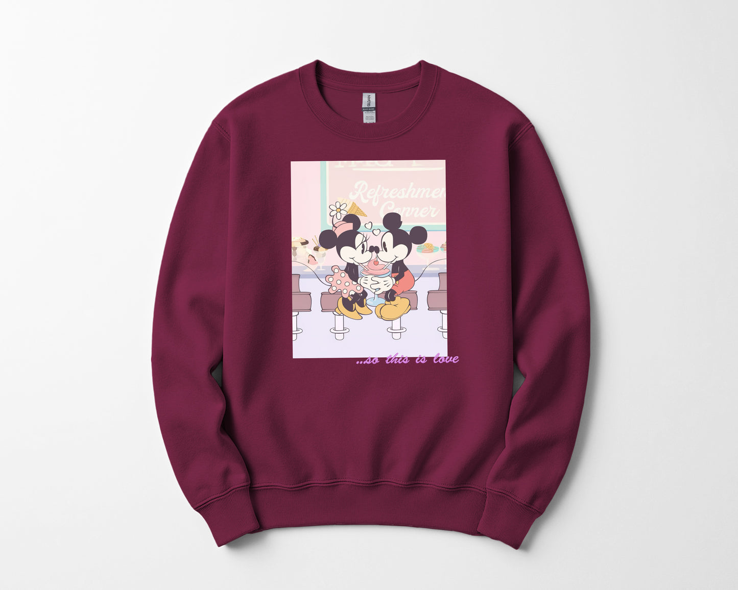 So This Is Love Sweatshirt (Printed + Embroidered)