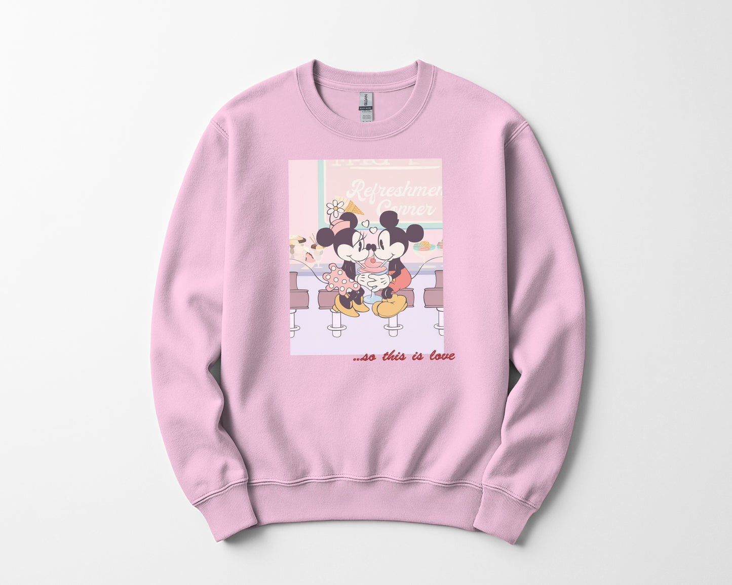 So This Is Love Sweatshirt (Printed + Embroidered)