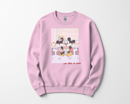 So This Is Love Sweatshirt (Printed + Embroidered)