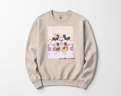 So This Is Love Sweatshirt (Printed + Embroidered)