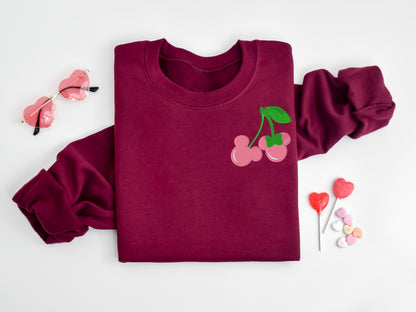 Mickey & Minnie Cherry Valentine Sweatshirt