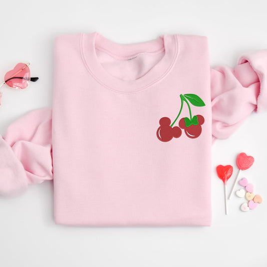 Mickey & Minnie Cherry Valentine Sweatshirt