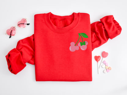 Mickey & Minnie Cherry Valentine Sweatshirt