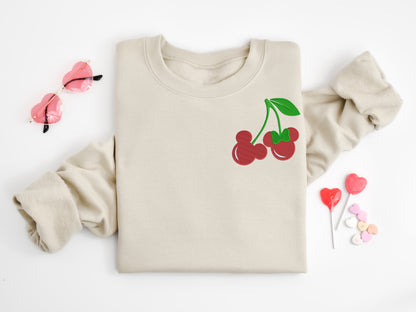 Mickey & Minnie Cherry Valentine Sweatshirt