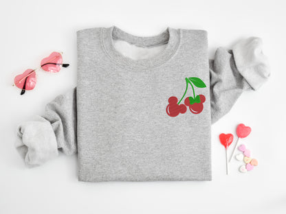 Mickey & Minnie Cherry Valentine Sweatshirt