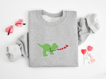 Rex’s Valentine Hearts Sweatshirt