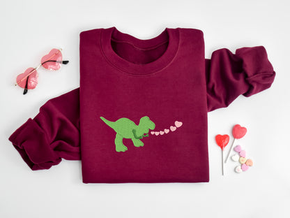 Rex’s Valentine Hearts Sweatshirt