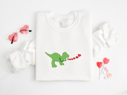 Rex’s Valentine Hearts Sweatshirt