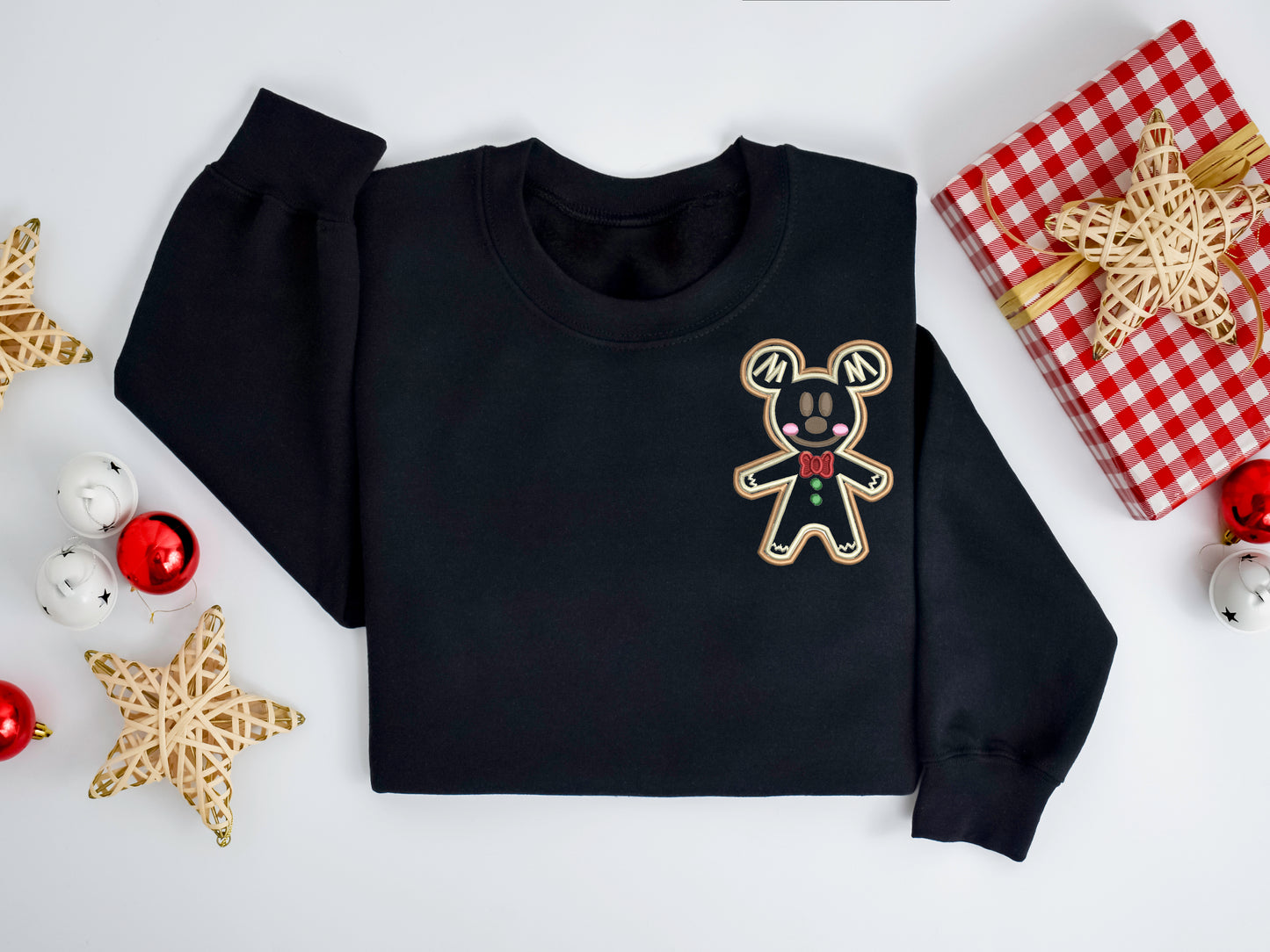 Holiday Mickey Gingerbread Sweater