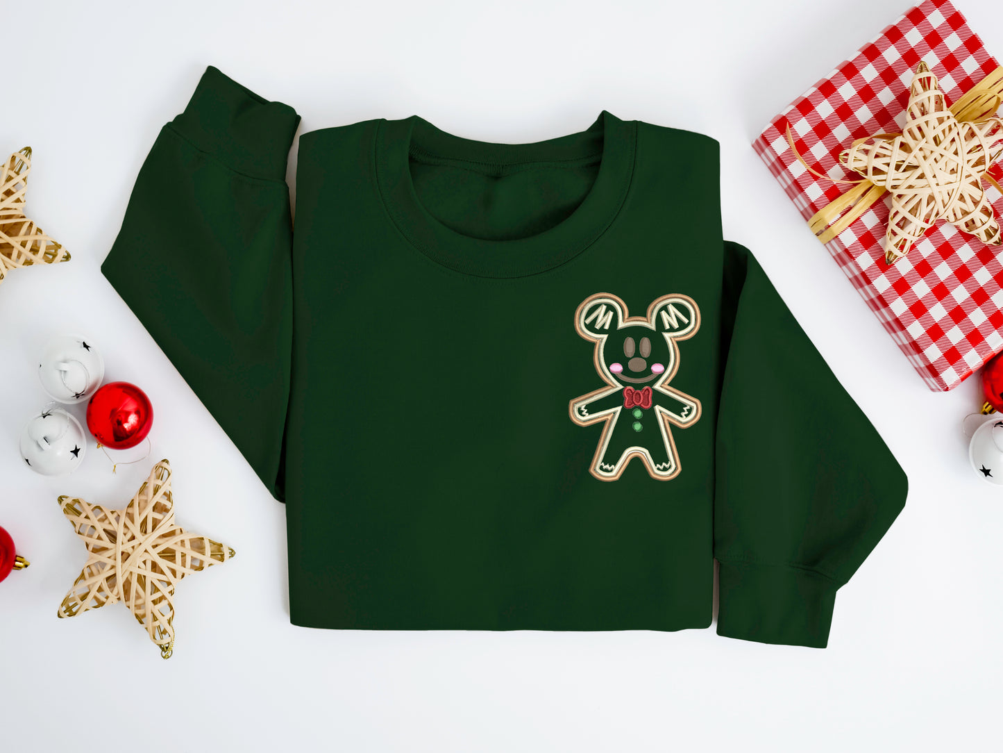 Holiday Mickey Gingerbread Sweater