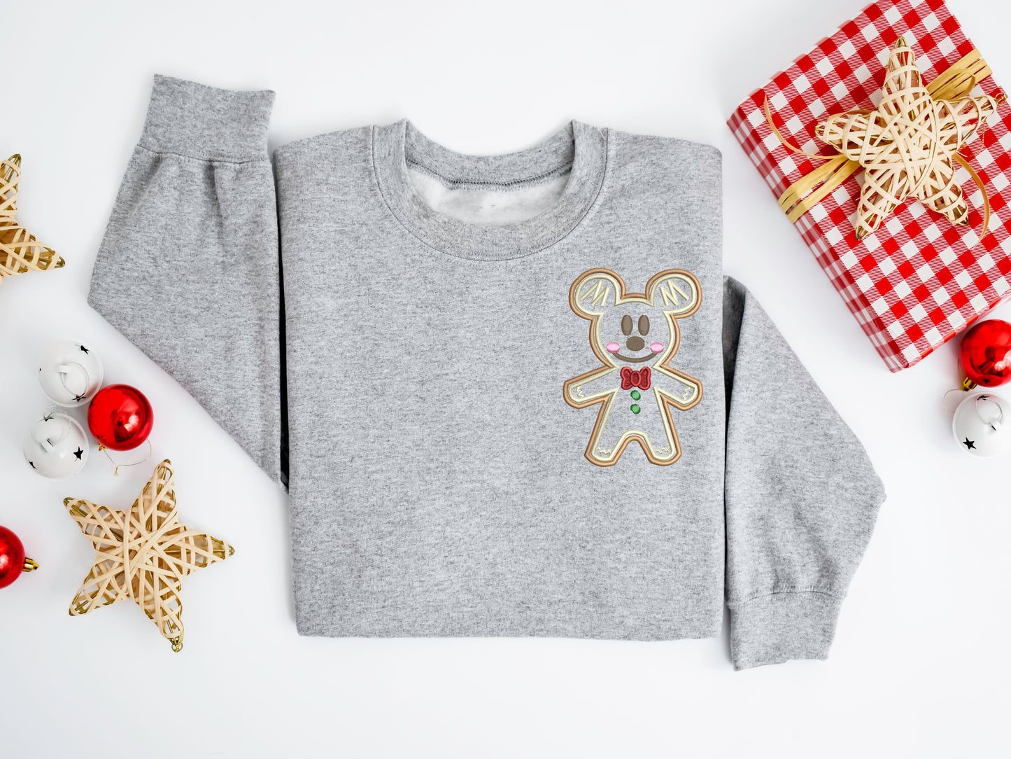 Holiday Mickey Gingerbread Sweater