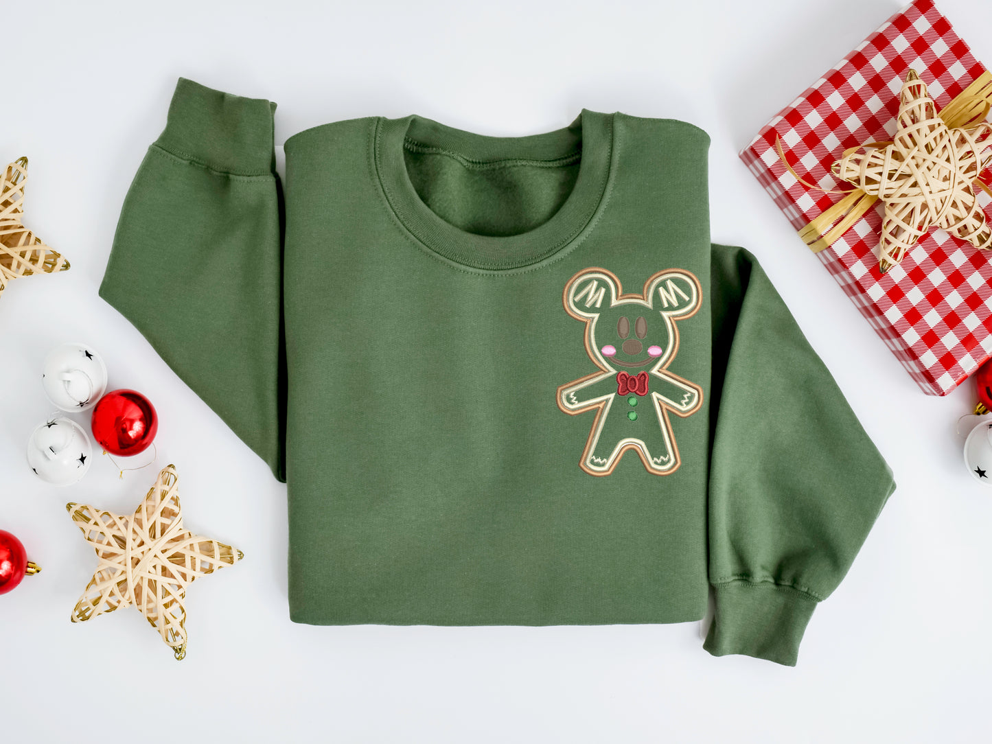 Holiday Mickey Gingerbread Sweater