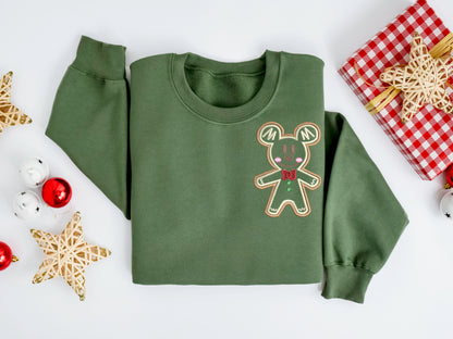 Holiday Mickey Gingerbread Sweater