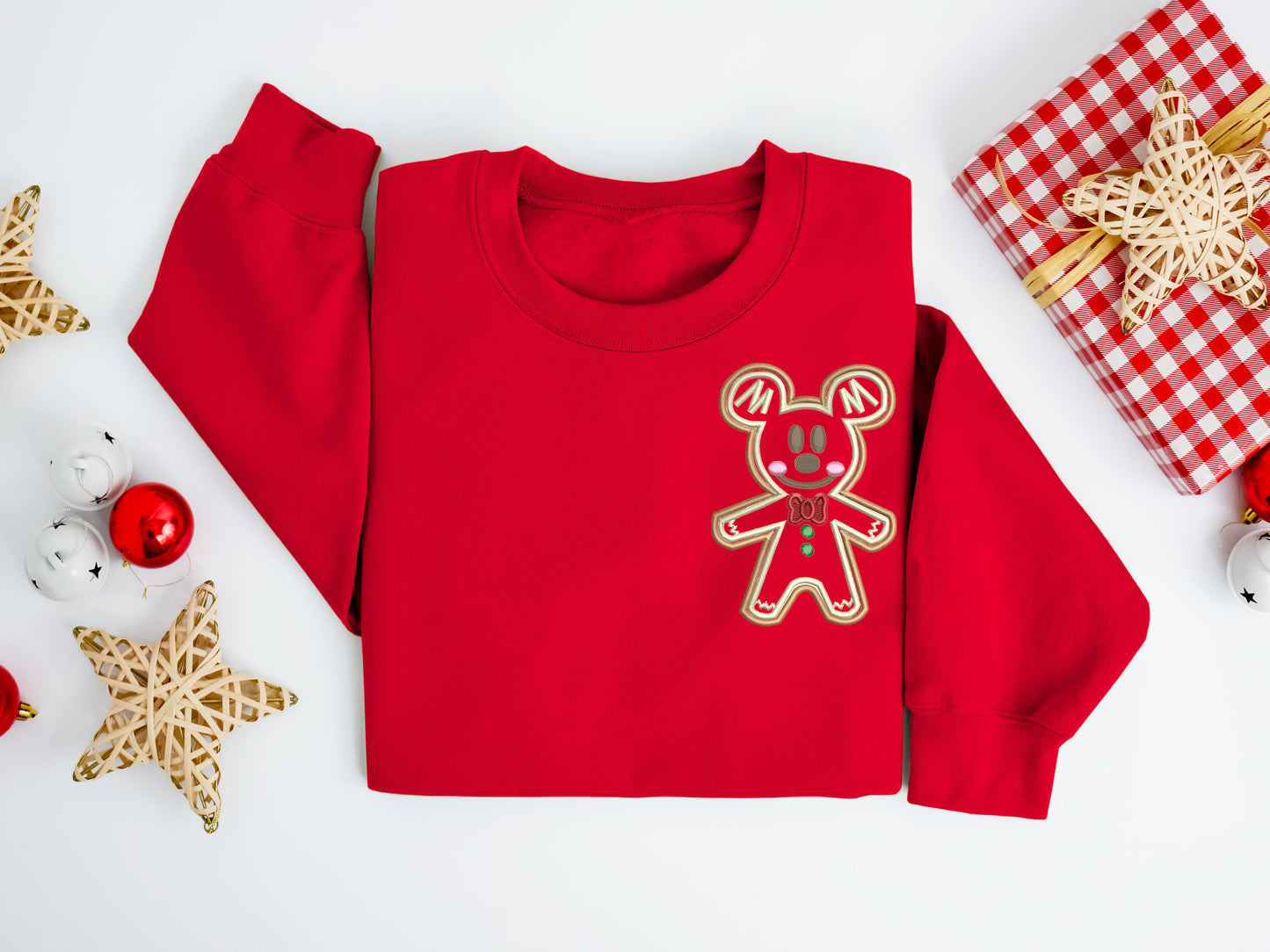 Holiday Mickey Gingerbread Sweater