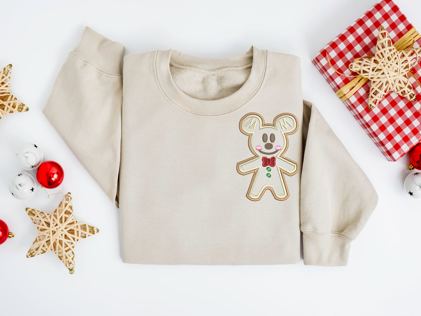 Holiday Mickey Gingerbread Sweater