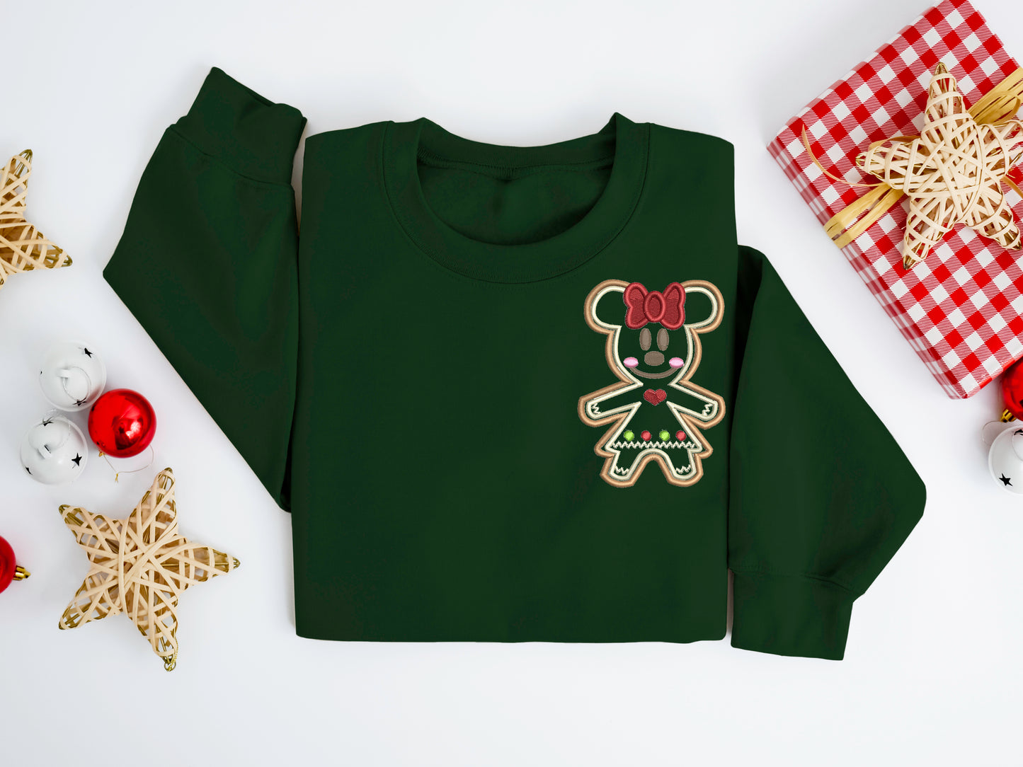 Holiday Minnie Gingerbread Sweater