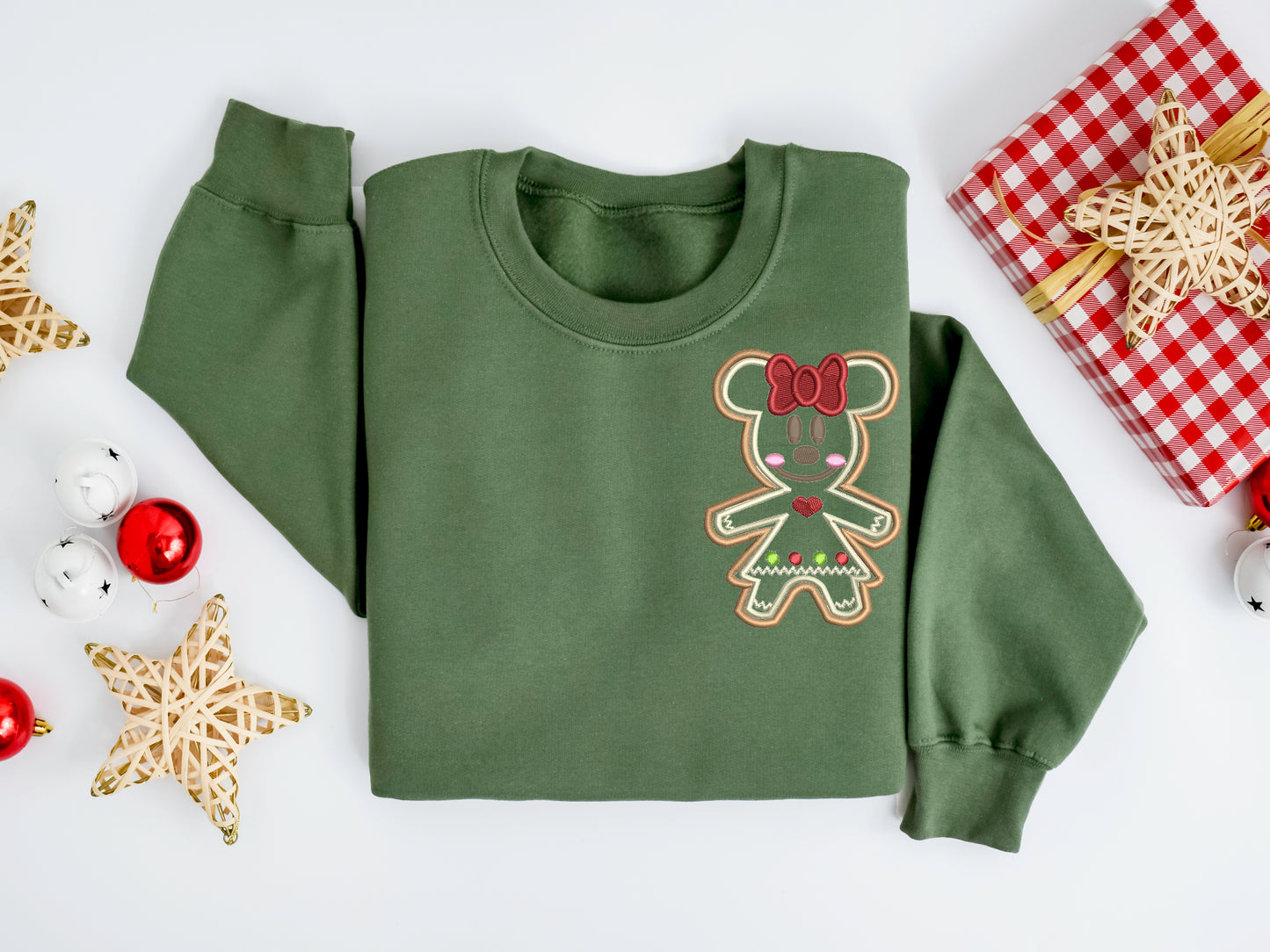 Holiday Minnie Gingerbread Sweater