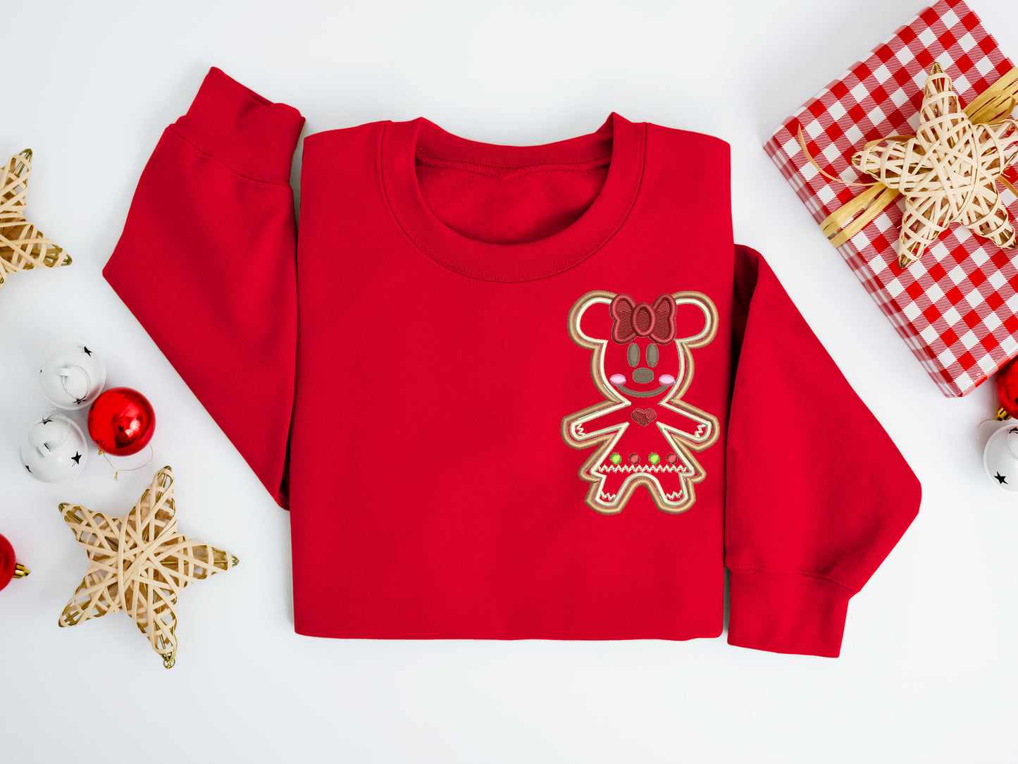 Holiday Minnie Gingerbread Sweater