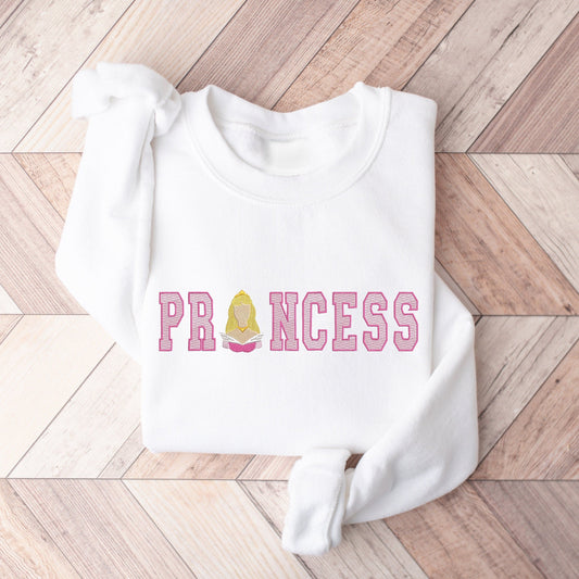 Princess Aurora Silhouette Embroidered Sweater
