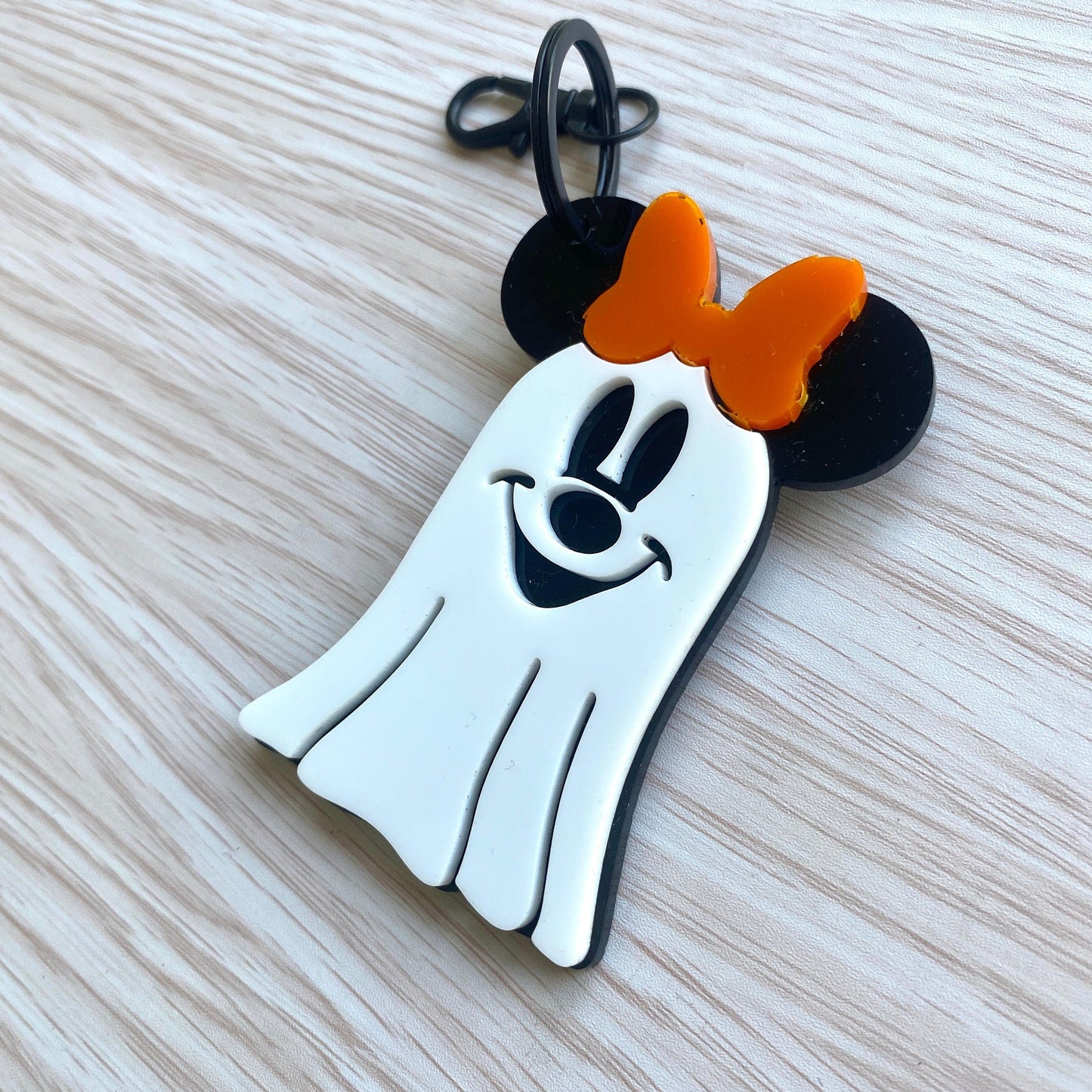 Minnie Ghost Bag Charm/Keychain