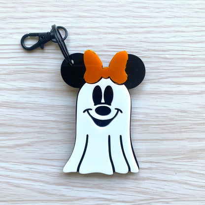 Minnie Ghost Bag Charm/Keychain