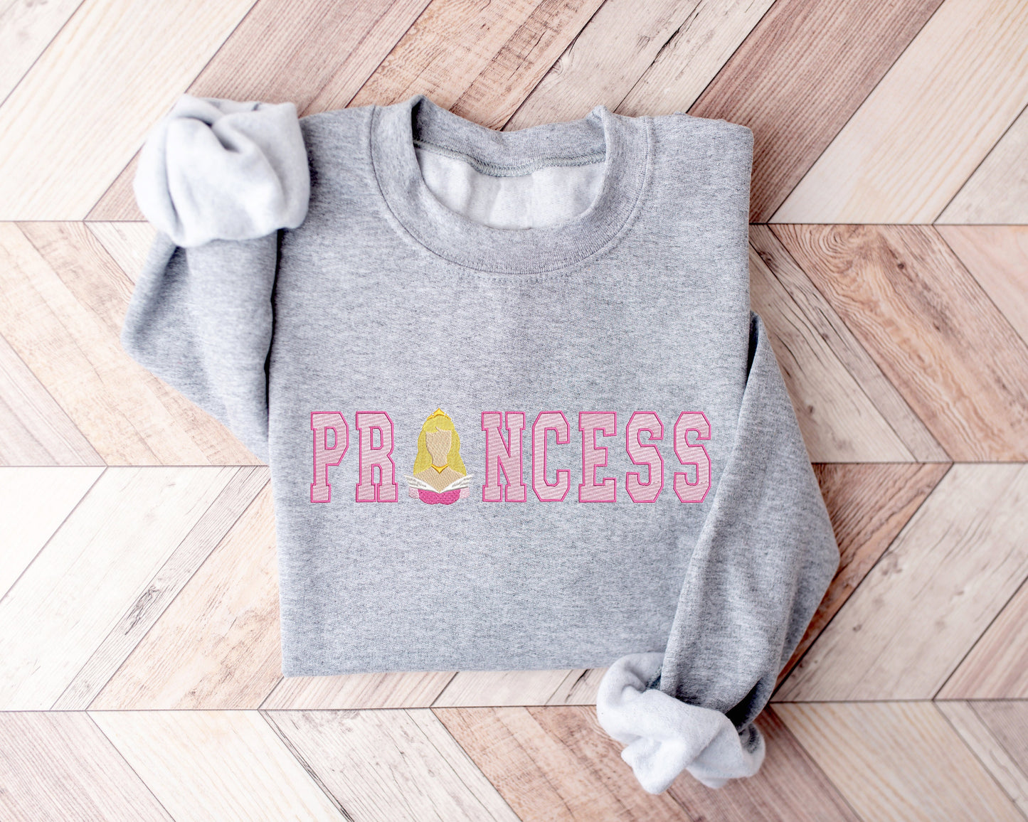 Princess Aurora Silhouette Embroidered Sweater