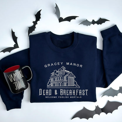 Gracey Manor "Dead & Breakfast" Sweater