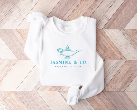 Agrabah University Collegiate Sweatshirt – Minimalist Princess-Inspired Crewneck